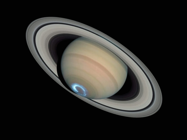 Detailaufnahme des Planeten Saturn mit seinen Ringen